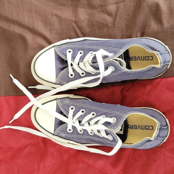 Converse Purple and White Sneakers - Picture 1 of 3